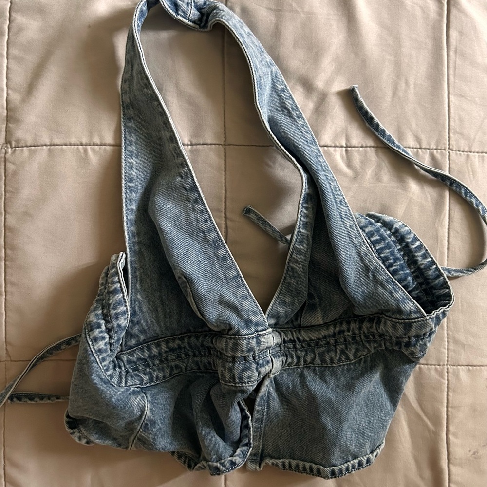 Princess Polly Sequoia Denim Top